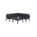 Colorado lounge set 3-dlg     carbon black/ reflex black